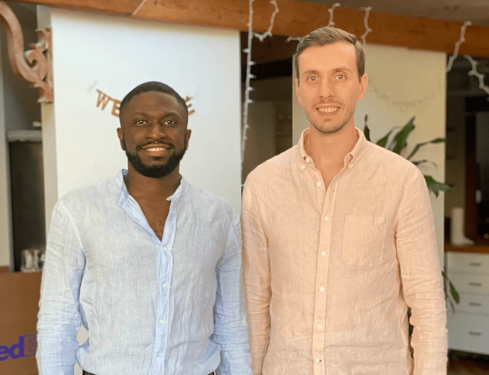 Campuswire founders pictured on the company’s About page