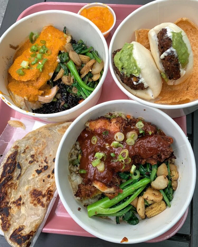 Dishes from FieldTrip in Harlem, featured on EatOkra
